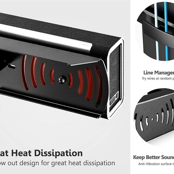 NWT FITUEYES Sound Bar Mount with 2 Installation Design for SONOS Beam TV - Picture 5 of 9